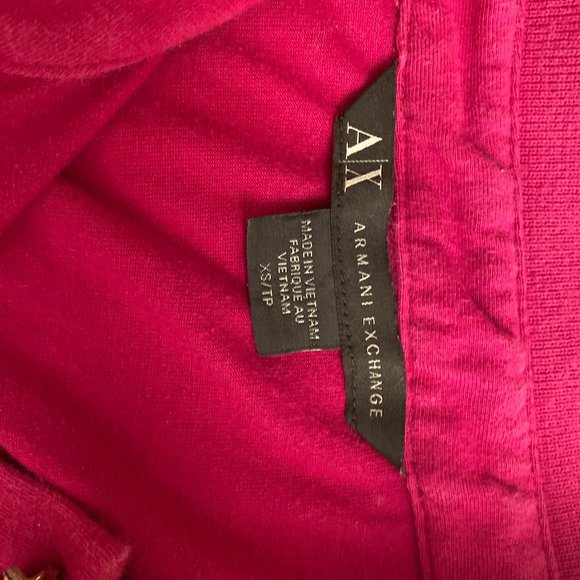Armani Exchange Fuschia Polo with Crest - Picture 9 of 9